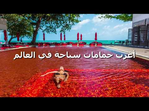 شاهد أغرب حمامات سباحة يمكن أن تراها في العالم