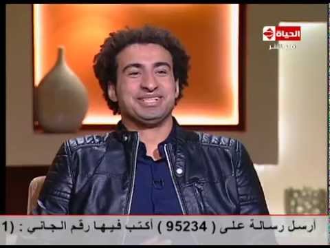 بالفيديو الفنان الشاب علي ربيع يتعرض لموقف على الهواء