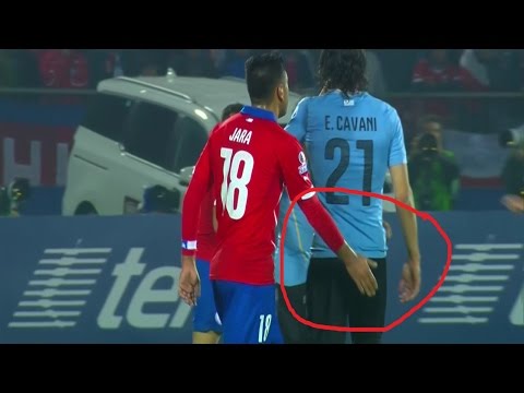 شاهد لقطة غير أخلاقية من لاعب تشيلي