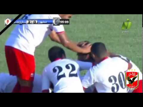 هدف مصطفى شبيطة لاعب بتروجيت في مرمى دمنهور