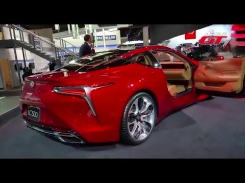 الكشف عن لكزس lc 500 في معرض ديترويت 2016