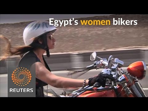 egypts women bikers