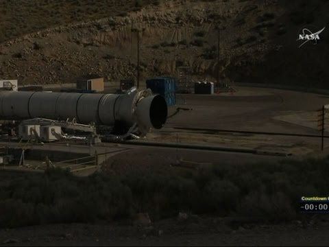 raw nasa conducts booster test