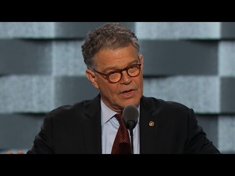 sen al franken mocks trump university