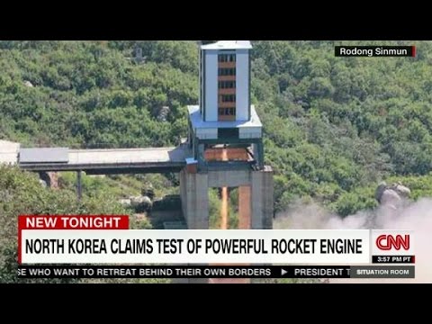 north korea rocket engine test