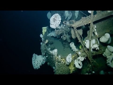 first look at sunken wwiiera aircraft carrier