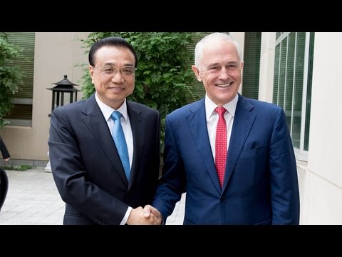 chinese premier li keqiang visits australia