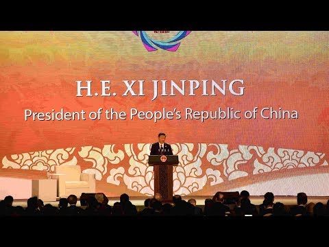 president xi delivers keynote speech