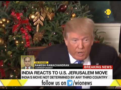 india reacts to us jerusalam move