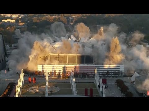 georgia dome imploded