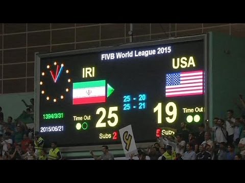 iran inflicts second defeat on us volleyball team in tehran