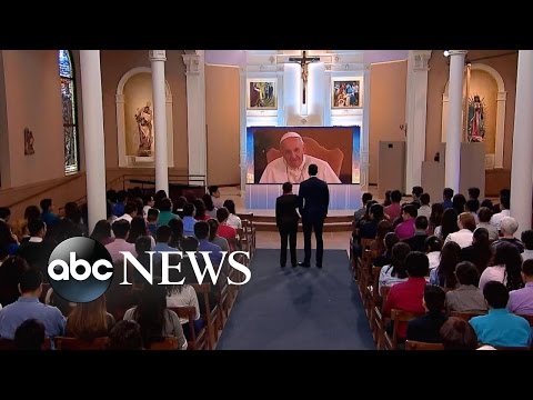 pope francis hears girl sing before his trip to us