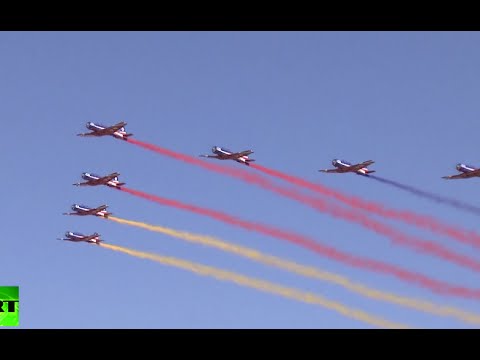 raw gorgeous stunts by china aerobatic teams