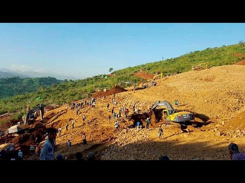 dozens die in jade mine landslide