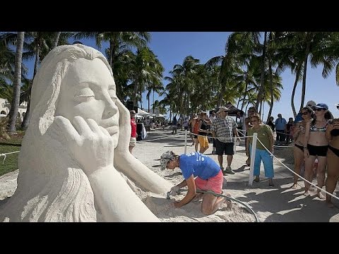 a beach in florida keys as part of international competition