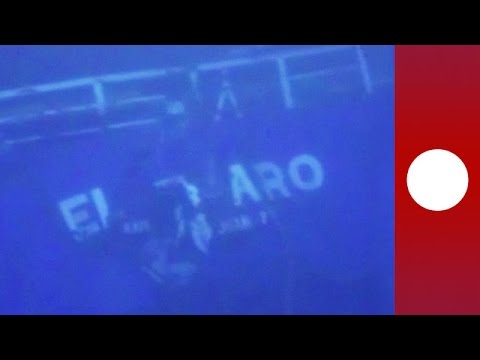 el faro shipwreck footage 2500ft underwater