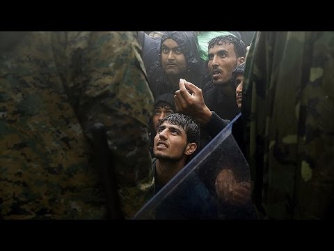 protestsas balkans migrant route closed