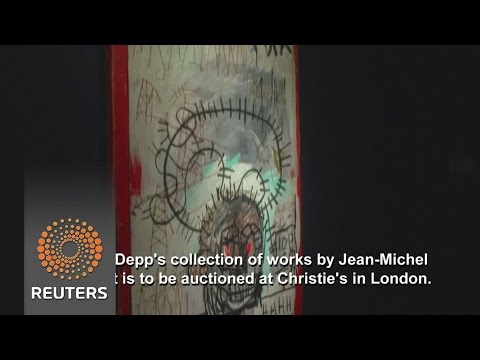 johnny depp auctions basquiat collection