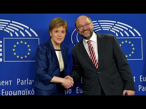 scotlands first minister travels to brussels