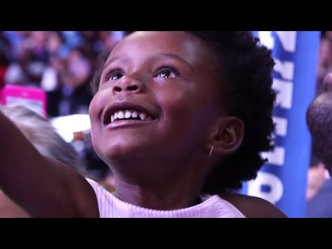 faces from the floor on hillarys big night