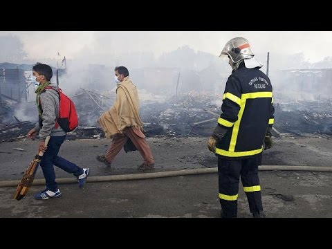 calais jungle camp clearance finished