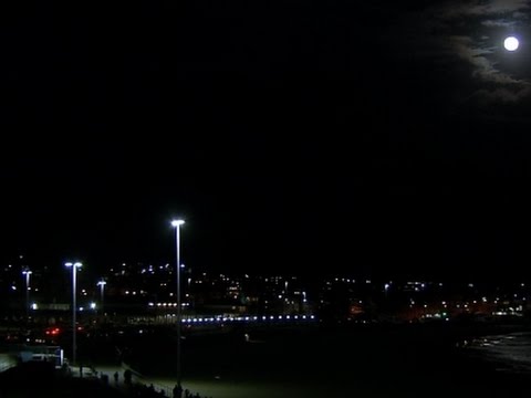 supermoon lights up the cosmic night sky