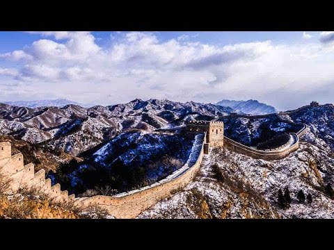 turns great wall into winter wonderland