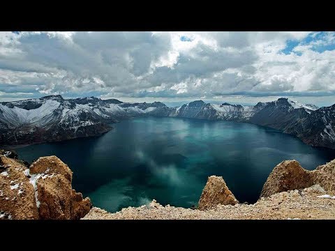 thawsome sight china’s largest volcanic lake