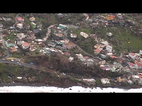 footage shows devastation in dominica