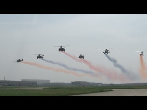 developed attack helicopters perform at expo