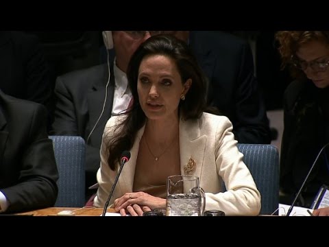 angelina jolie makes plea for syrian refugees