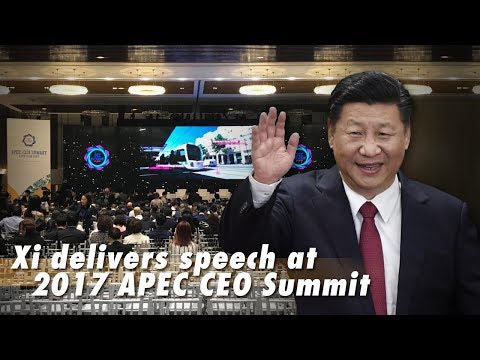 xi delivers speech at 2017 apec ceo