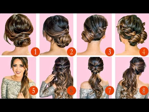 10 elegant holiday hairstylesupdos 