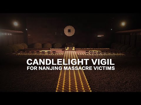 candlelight vigil for nanjing massacre victims