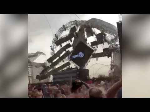 stage collapses killing dj at music festival