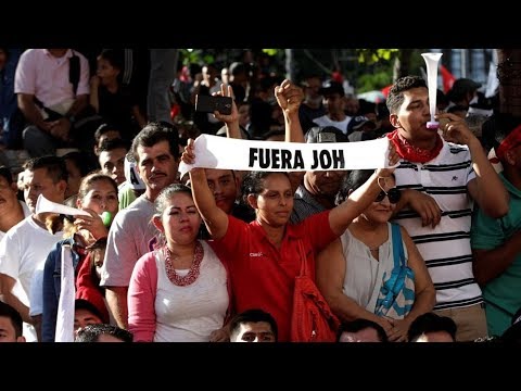 thousands in honduras protest
