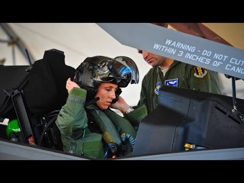 first female f35 pilot takes flight