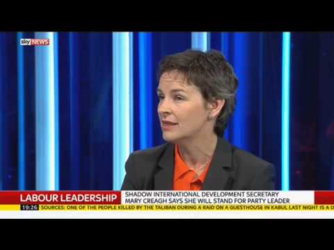 why mary creagh announced her labour leadership bid in the daily mail