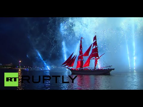 saint petersburg celebrates graduation day with 30000 fireworks