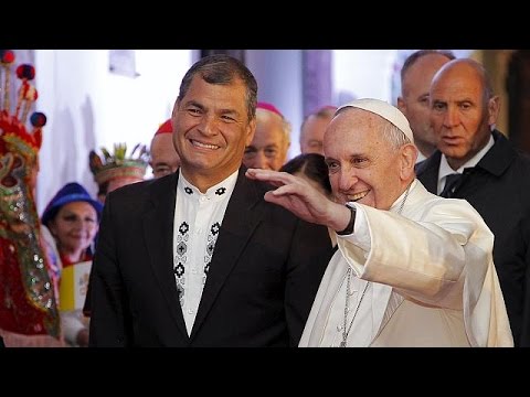 pope wows the crowds with first papal visit to ecuador