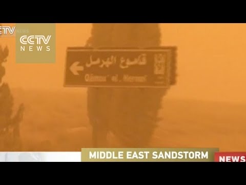 massive sandstorm kills 2 in lebanon