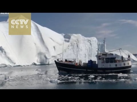 visitors witness icebergs climate change