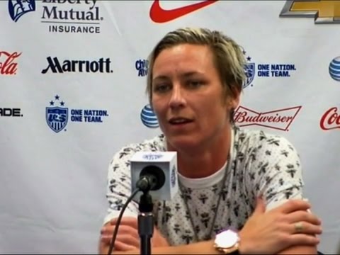 soccer legend abby wambach plays