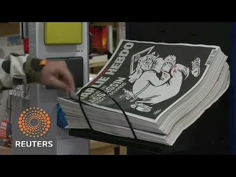 charlie hebdo anniversary issue hits shelves